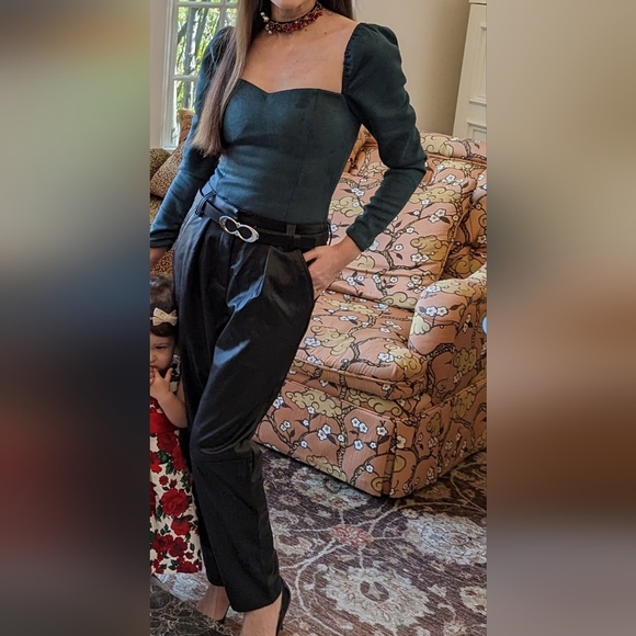 Topshop faux leather pants. - Picture 8 of 8